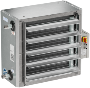 Kampmann TOP Unit Heater - puhallinkonvektori teollisuuden lämmitykseen ja jäähdytykseen.